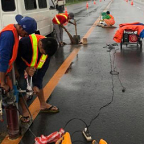 Solar Road Stud Installation in South Africa